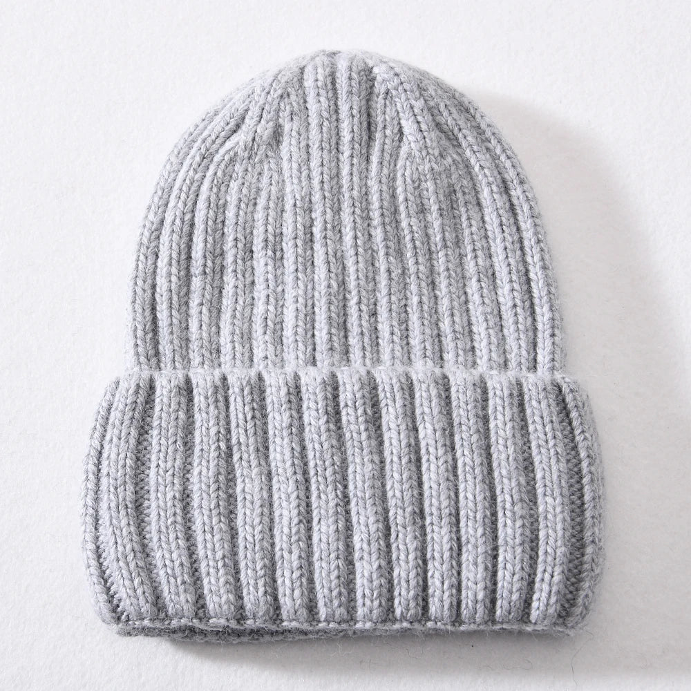 Cashmere Blend Satin Lined Beanie