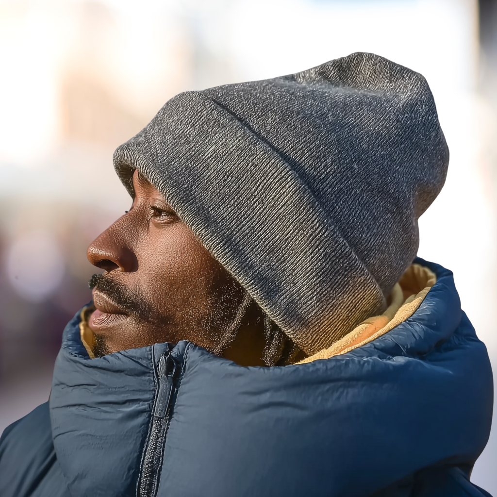 Satin-Lined Knit Beanie